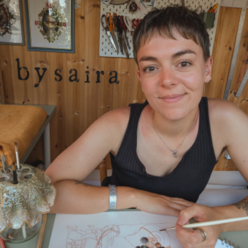 Saira's fundraising page