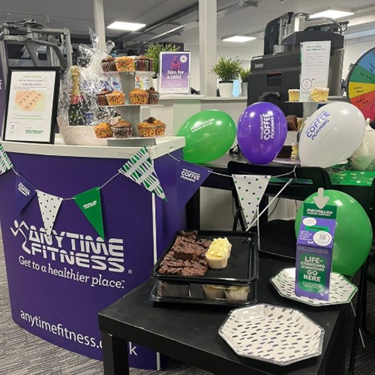 Anytime Fitness Stockton Heath Coffee morning 2023