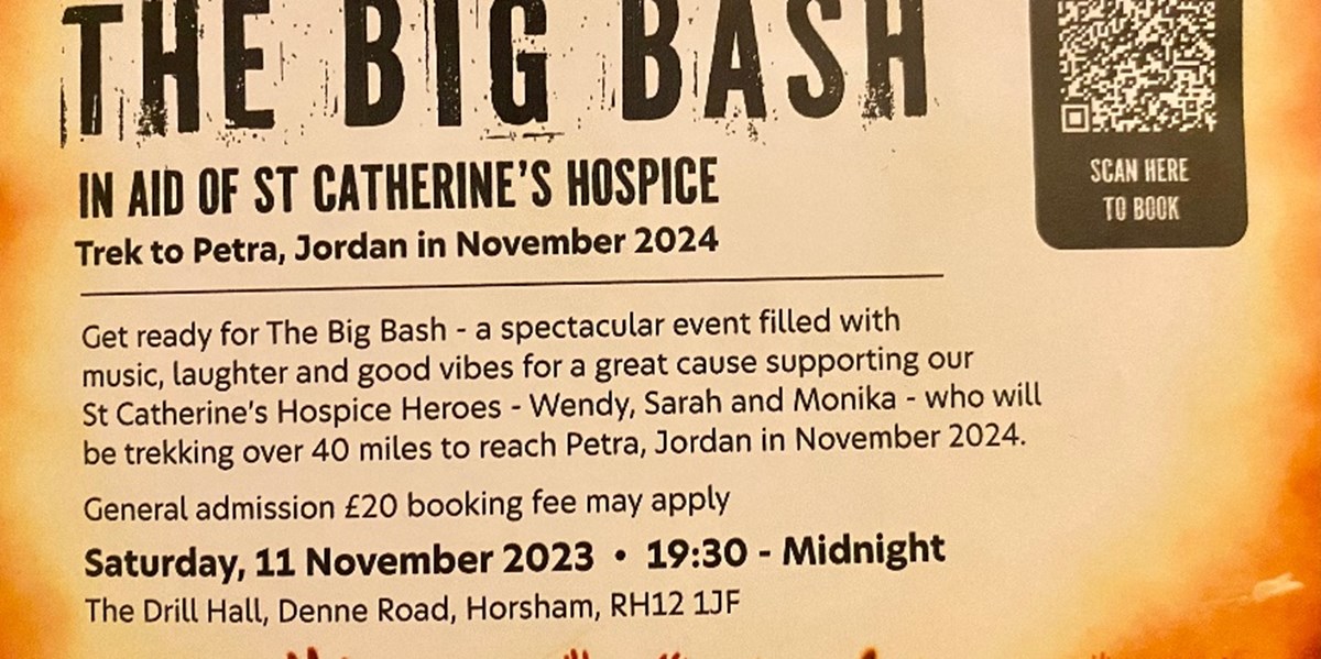 WendySarahMonika Catherines is fundraising for St Catherine’s Hospice (Crawley)