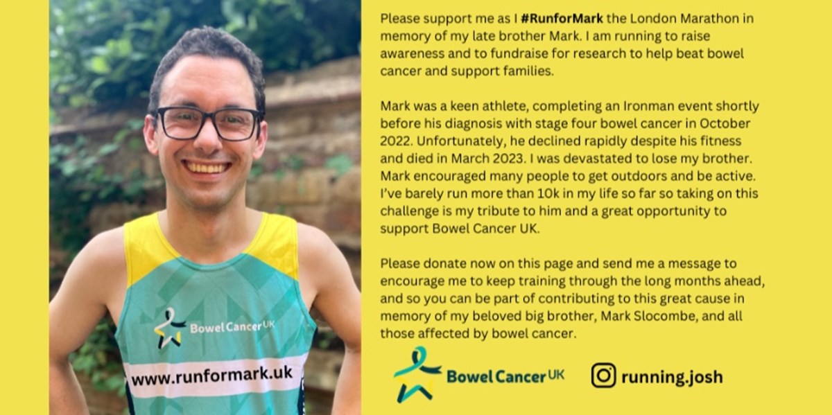 Running vest  Bowel Cancer UK