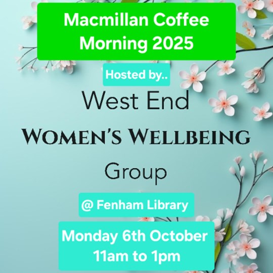 Macmillan Coffee Morning 2025