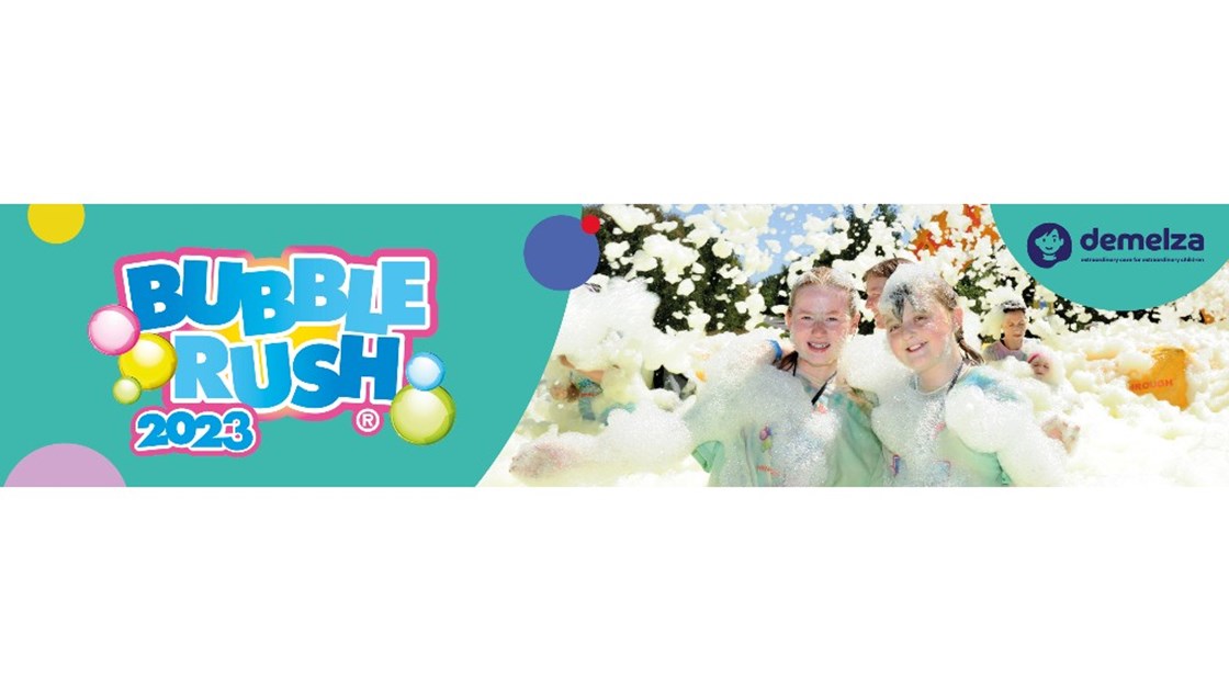 Bubble Rush Maidstone 2023 JustGiving