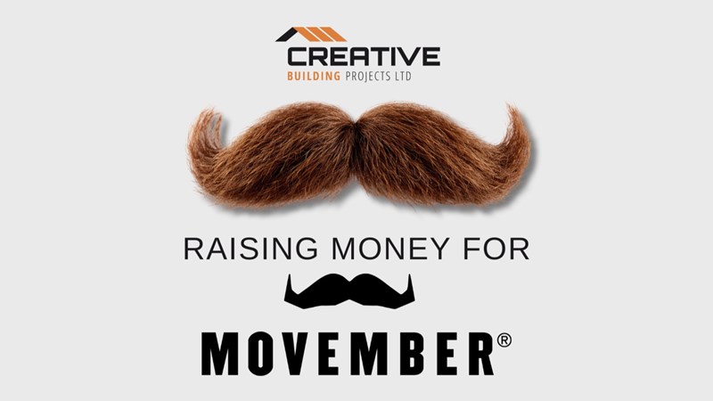 Creative Building Projects is fundraising for Movember