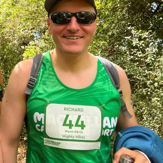 Richard's fundraising page