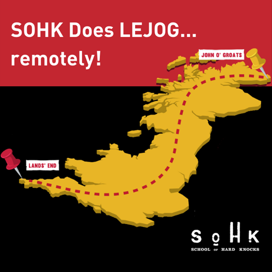 Tour de Force Majeure - SOHK LEJOG fundraising page