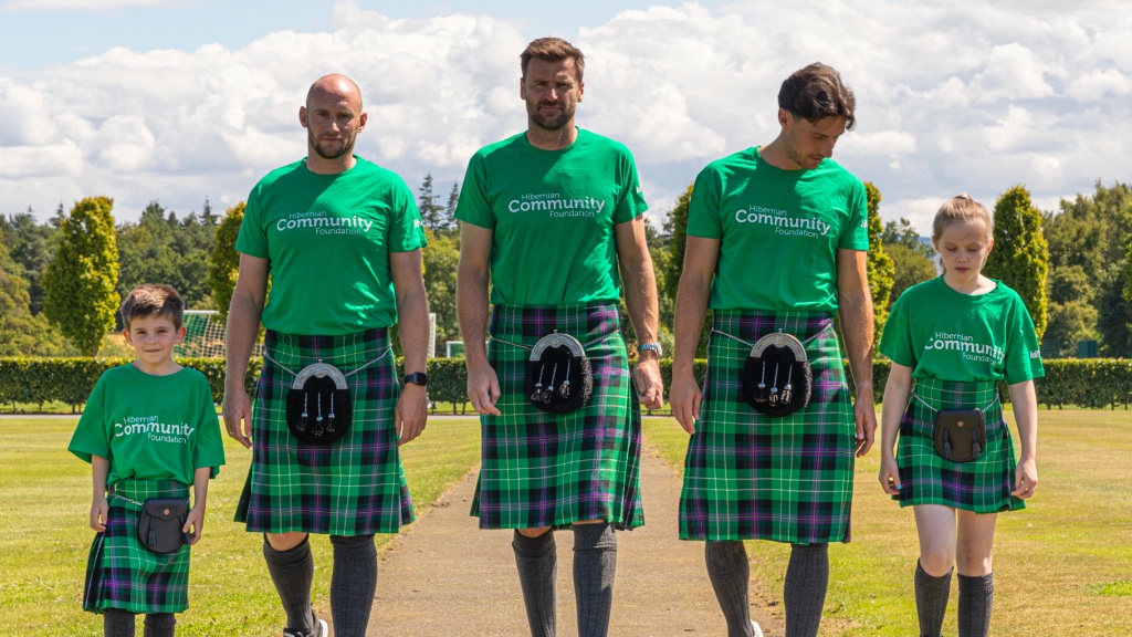 Hibs store tartan kilt