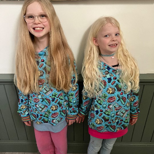 Isla and Elodie's fundraising page
