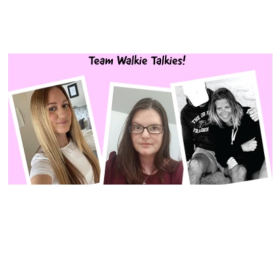Team Walkie Talkies Lady Garden Challenge