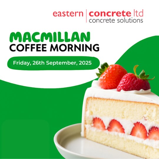 Eastern Concrete's Macmillan Coffee Morning 2025
