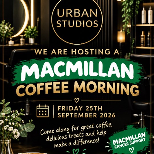 Urban Studios Macmillan Coffee Morning 2026