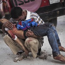 provide food and medicine to Syrian children