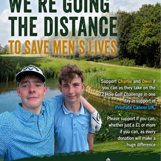 Charlie's fundraising page