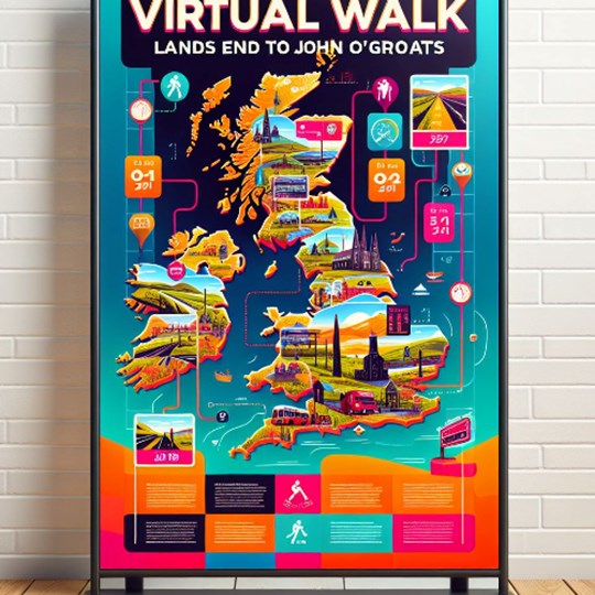 Transformation Teams Lands End to John O'Groats Virtual Walk