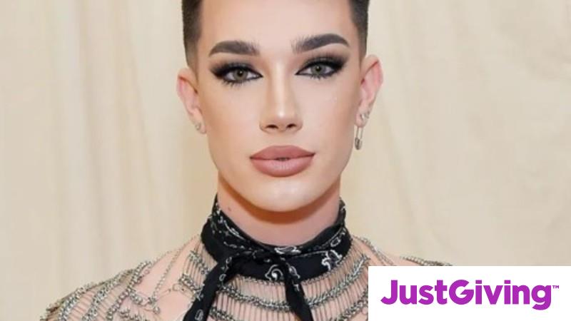 Crowdfunding for (leaked) James Charles videos on Twitter on JustGiving