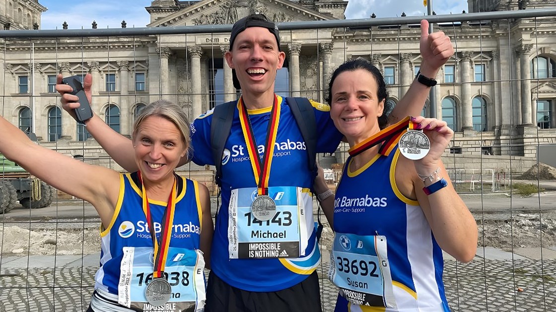 Berlin Marathon 2024 St Barnabas Hospice JustGiving