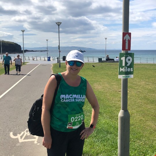 Stacey's fundraising page