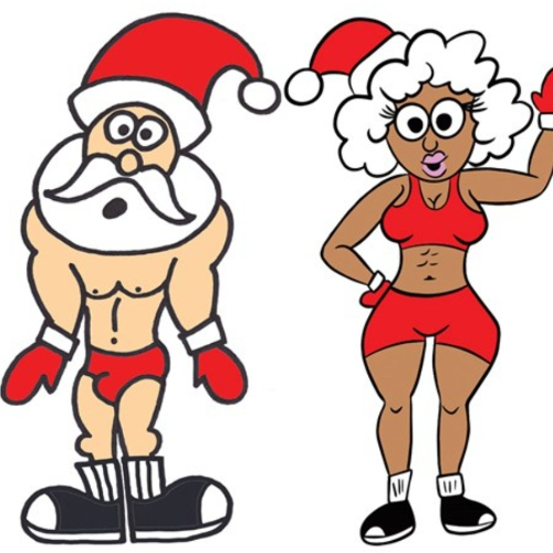 My Santa Speedo Run