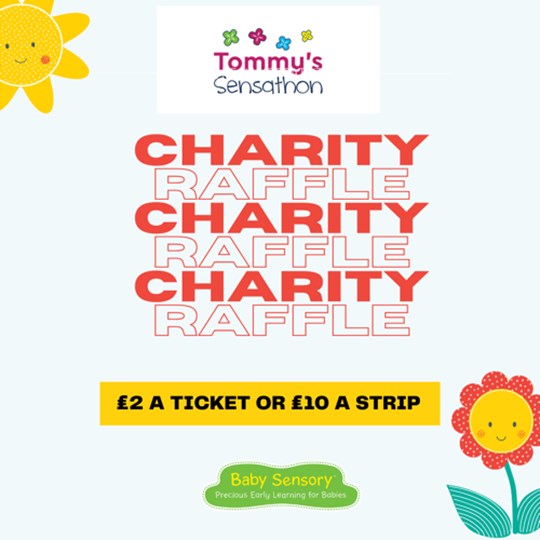 Baby Sensory Derbyshire Sensathon Raffle  Donation Page
