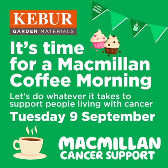 Kebur Macmillan Coffee Morning 2025