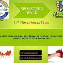 Abertay Uni Charity walk
