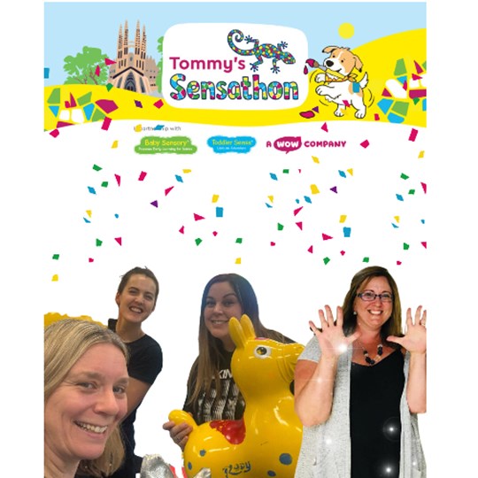 Renee, Kelly, Katy  Mel's team page for Tommys 2026