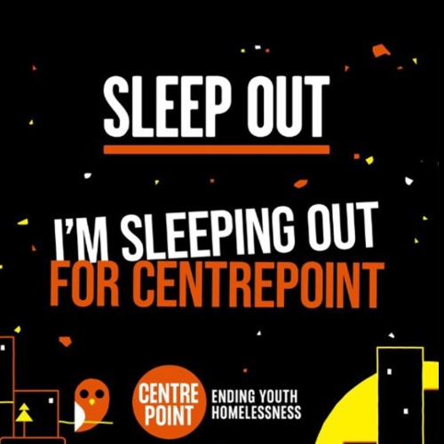 Adam's Sleep Out for Centrepoint