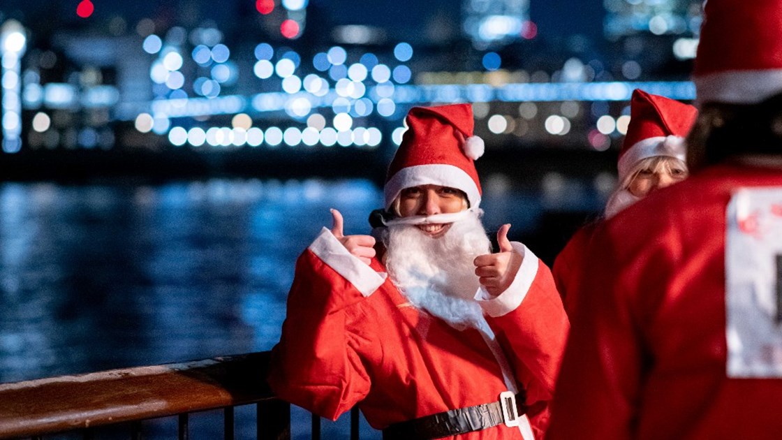 Santa in the City London JustGiving