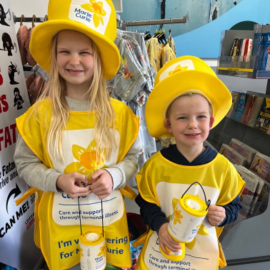 Gabriella and Sebastien's Daffodil appeal 