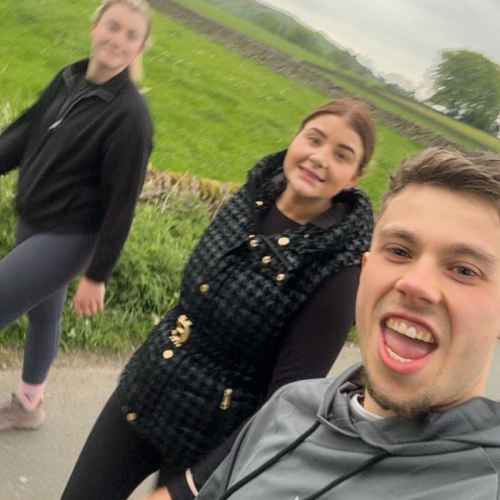 Sam's fundraising page