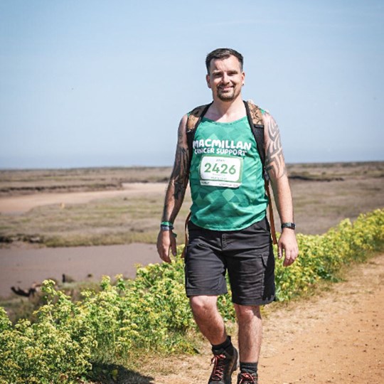 Ryan's fundraising page