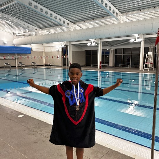 Samuel's MacMillan Swim It Challenge