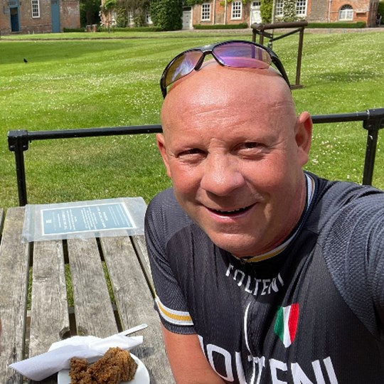 Mark's fundraising page