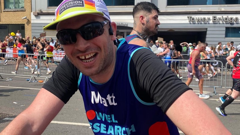 Matthew Morrell is fundraising for Bowel Research UK