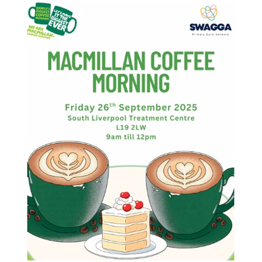 Macmillan Coffee Morning 2025