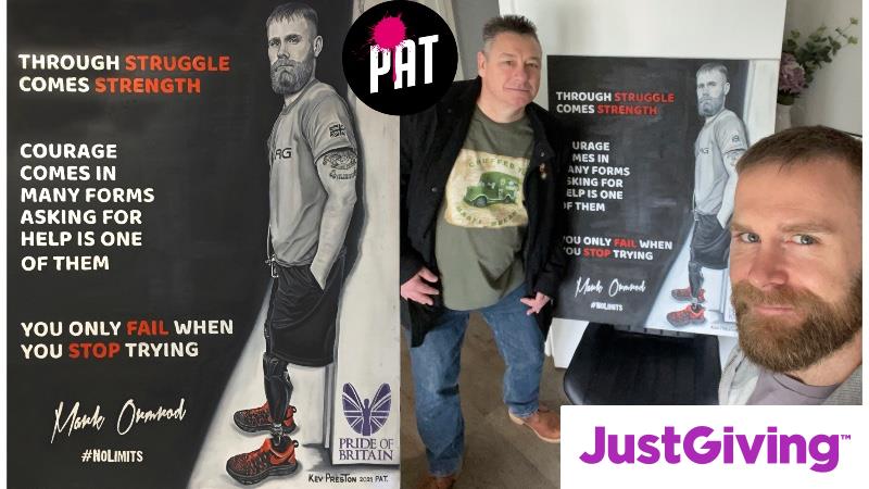 Crowdfunding To Paint A Tribute Mural For The Legend That Is Mark Ormrod Mbe On A Very Large Gable End In Plymouth By Plymouth Artist Together Pat On Justgiving