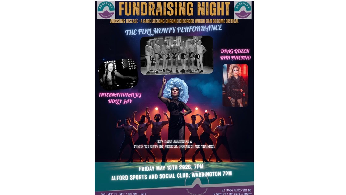 S Goodall is fundraising for Addison's Disease Self-Help Group