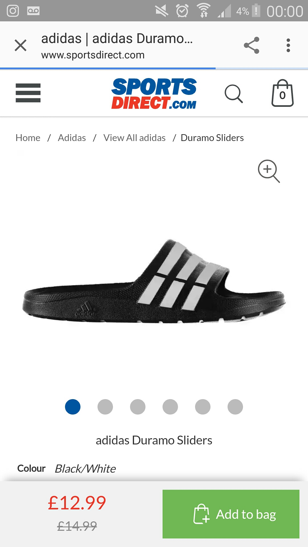 adidas duramo sports direct