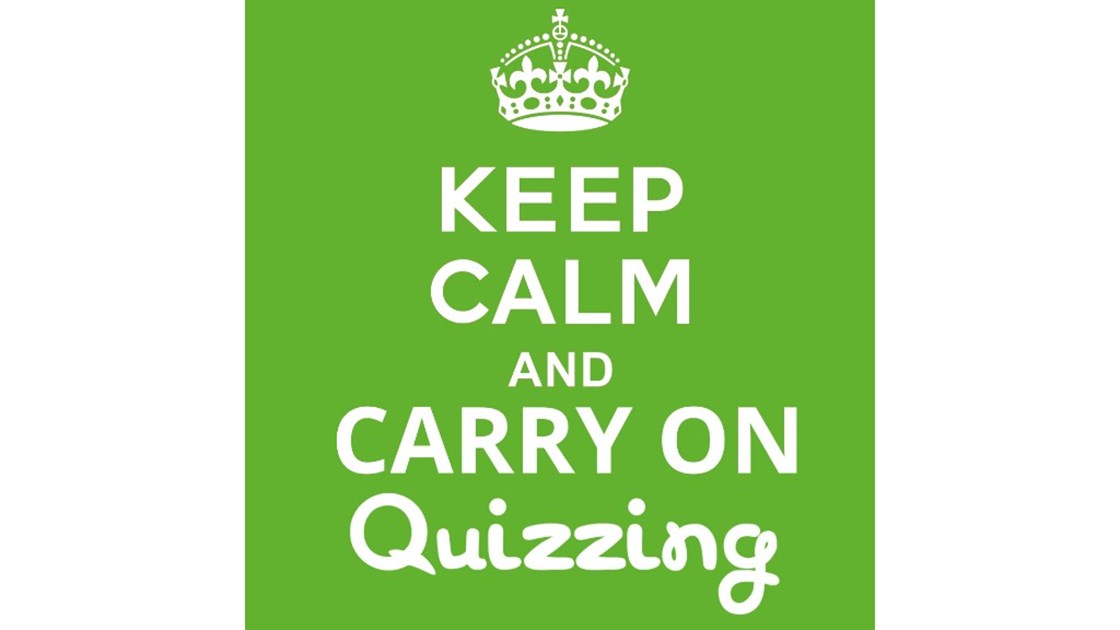 Keep Calm and Carry on Quizzing Feb 2021 JustGiving