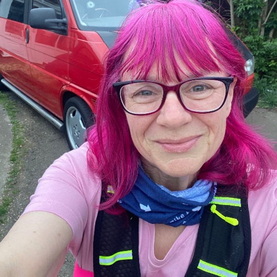 Lisa's half marathon for Tommy's page