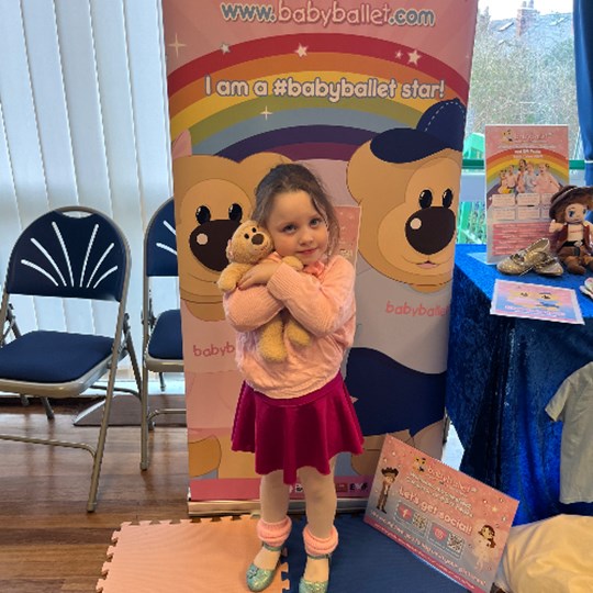 Amelia's ballet danceathon 