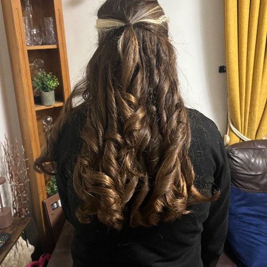 Edith is donating her hair to make a wig for children with cancer