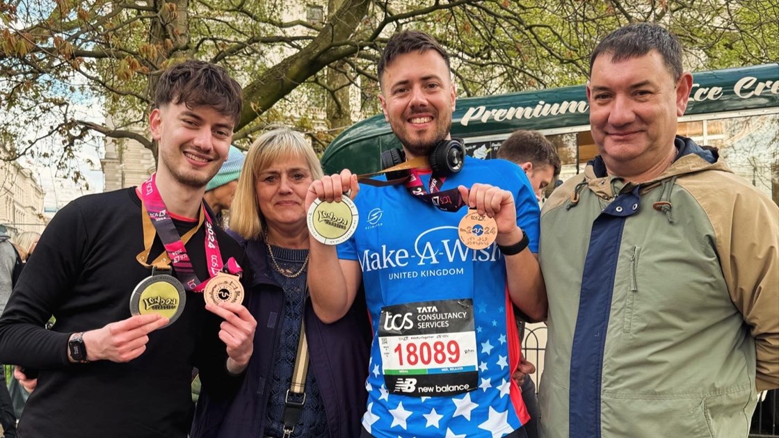 Callum Perry is fundraising for Make-A-Wish Foundation UK