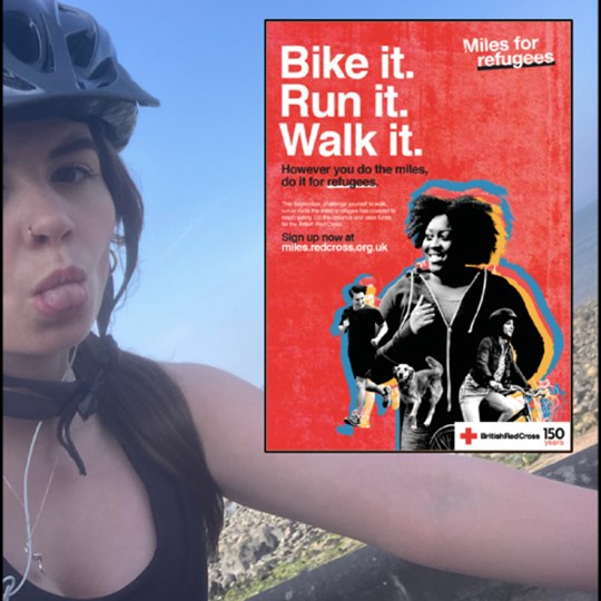 Svenja's Miles for Refugees Fundraiser