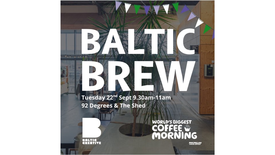 Baltic Brew Macmillan Coffee Morning 2026