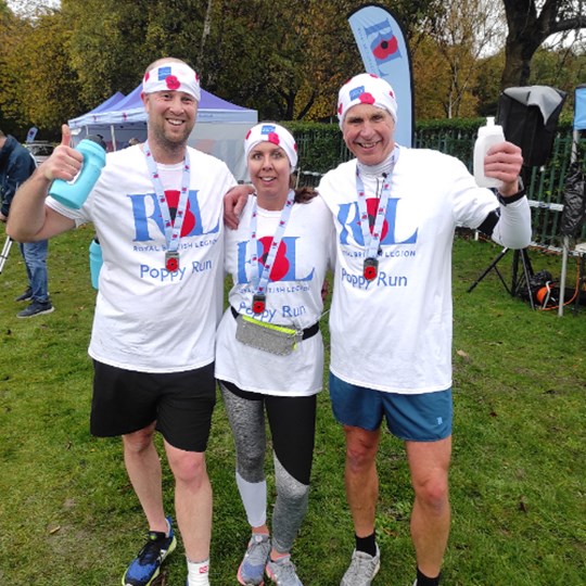 Steph Damian  John's Poppy Run fundraising page