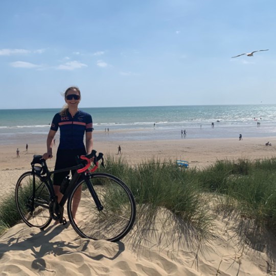 Laura-Sophie Cycles 100 miles at least for Smart Works