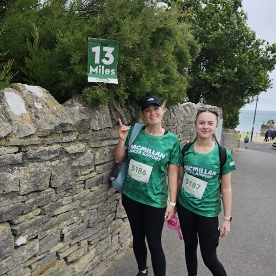Deb and Niamh's Mighty Hike full marathon