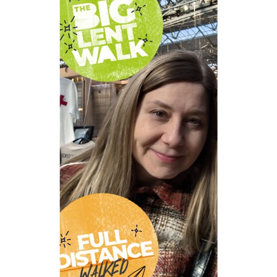 Beatrice's Big Lent Walk