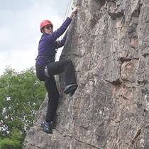 West Midlands Paraclimbing Club Katy Evans 