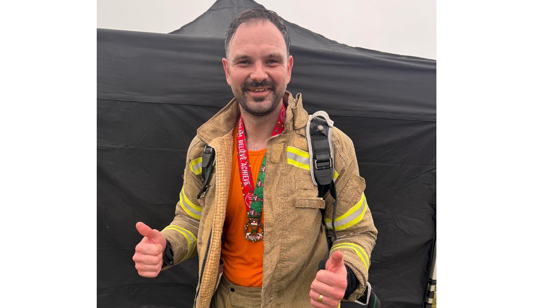 Ben Sanders is fundraising for Fire Fighters Charity